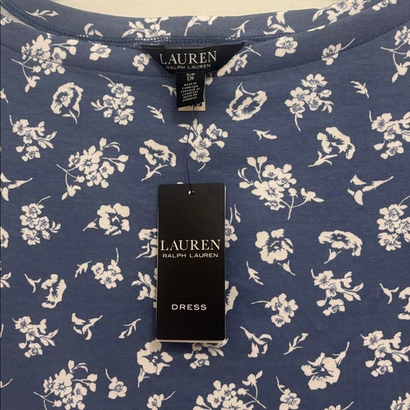 Ralph Lauren Floral Stretch Cotton Midi Dress - Picture 6 of 15